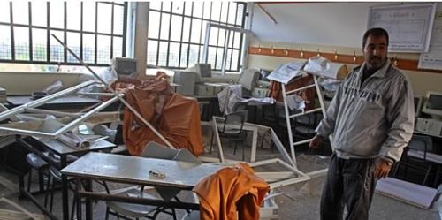 Cinq écoles touchées par les bombardements israéliens dans la bande de Gaza
